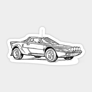 Stratos Wireframe Sticker